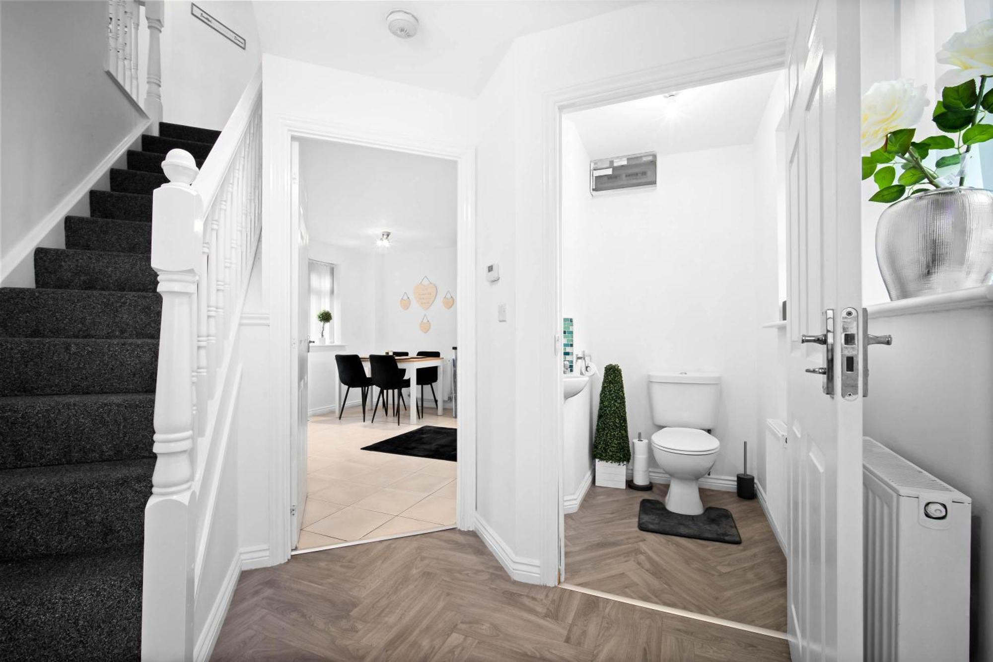 Harmony House 3 Bedroom New Build For Families, Contractors, Black Country Museum Sleeps 6 Tipton Exteriér fotografie